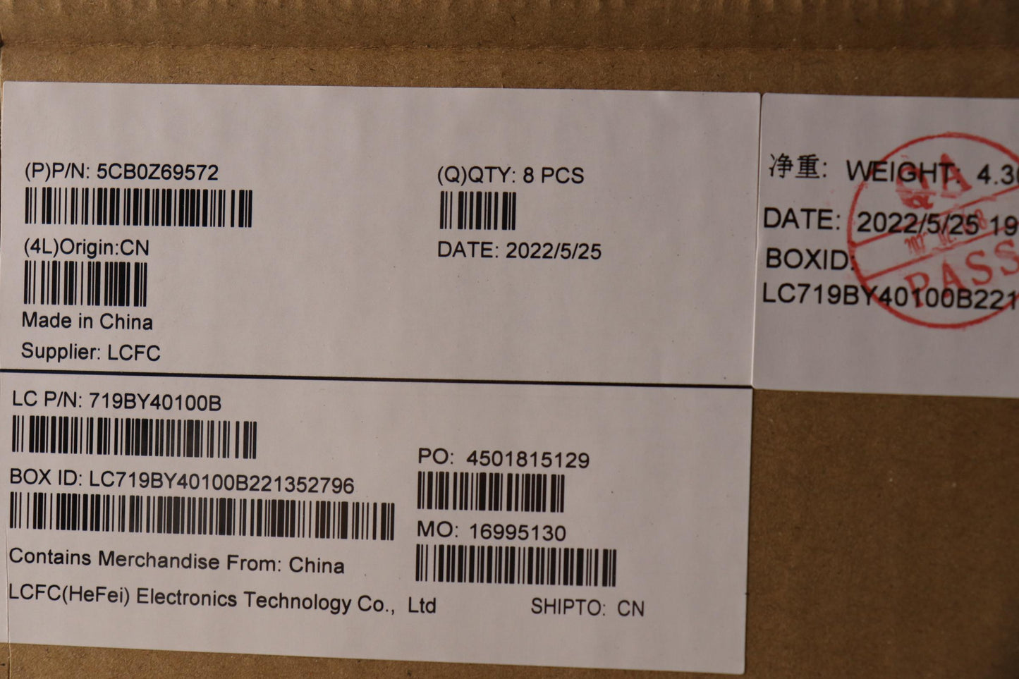 Lenovo Cover Fru T15G2_D_Cover_Bk_Am_ - 5CB0Z69572