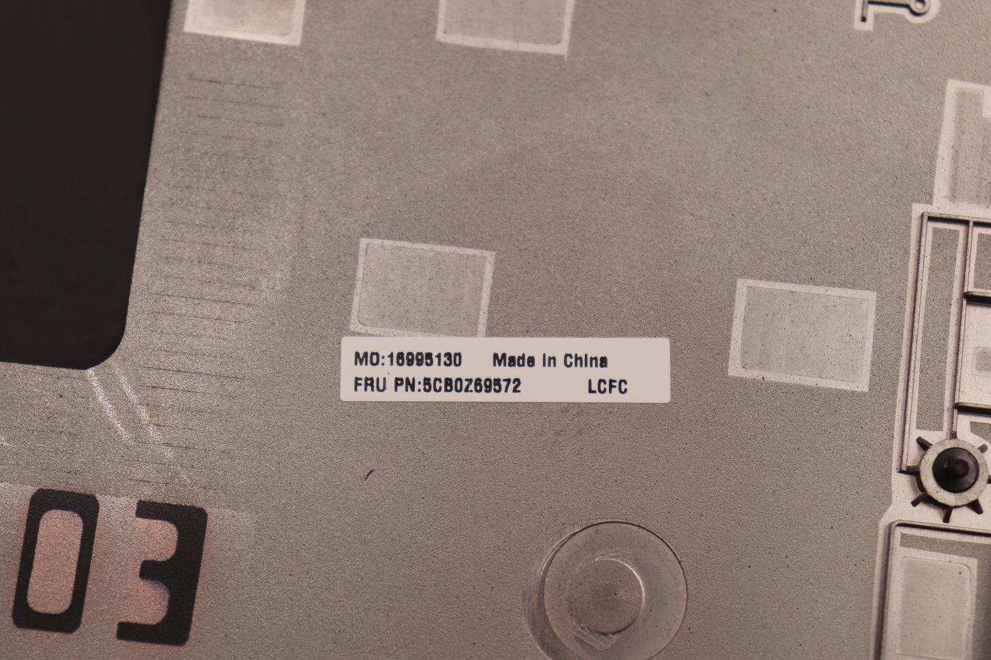 Lenovo Cover Fru T15G2_D_Cover_Bk_Am_ - 5CB0Z69572