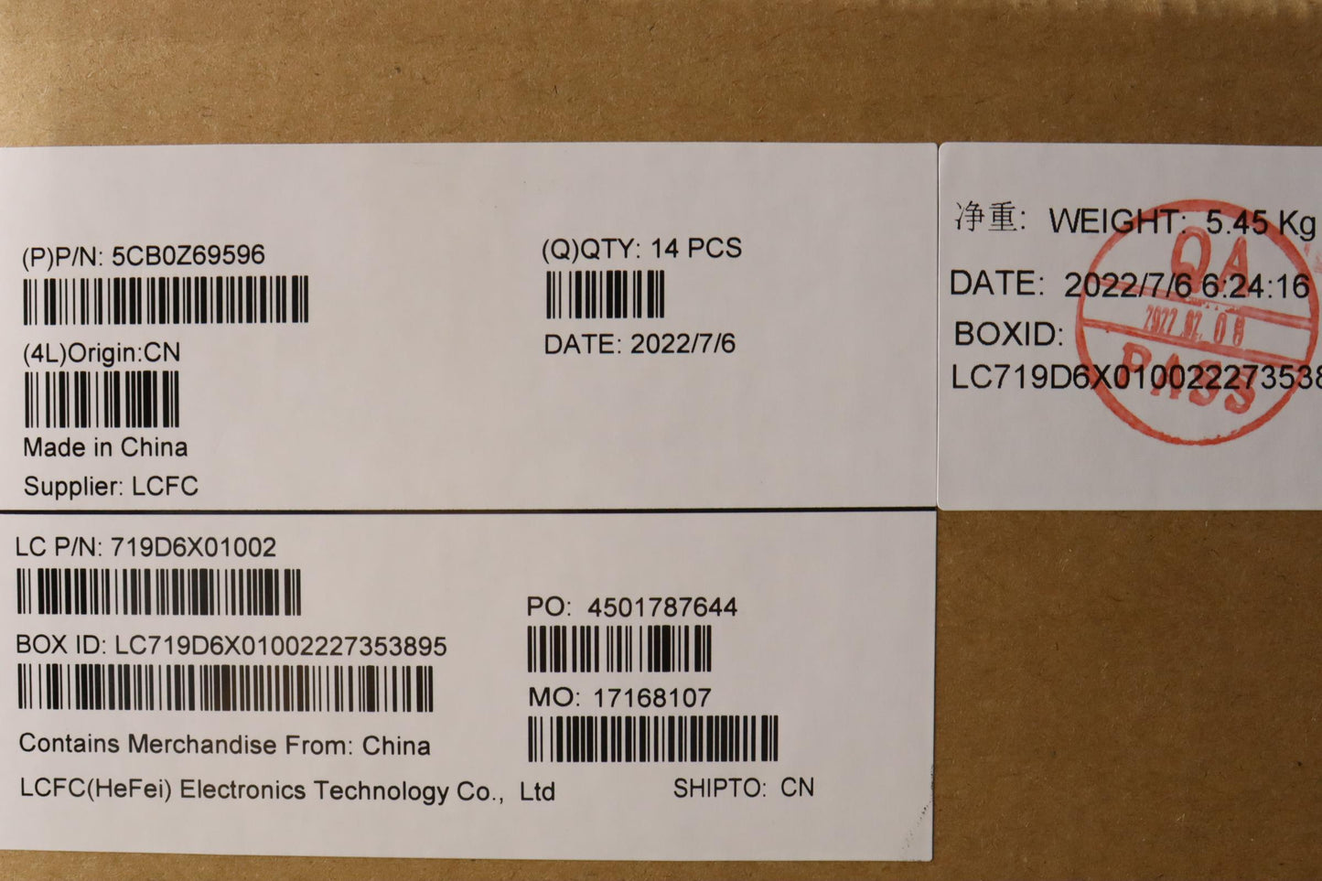 Lenovo Cover Fru P16Sg1Dcoverumasubas - 5CB0Z69596