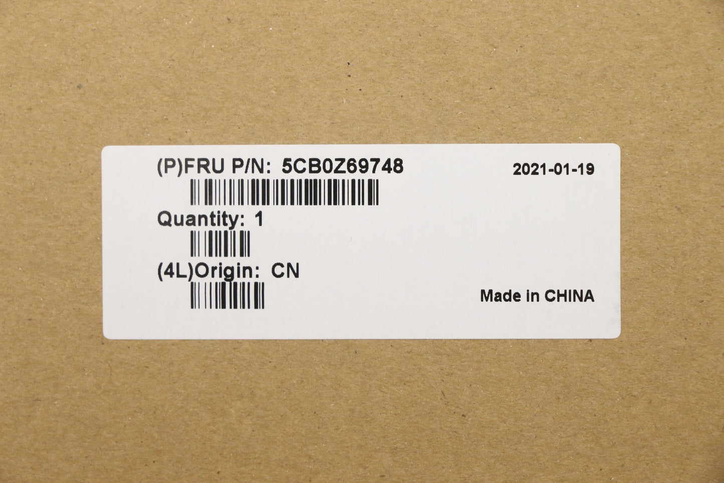 Lenovo Cover Upper Case Asm_Fra/Eng L - 5CB0Z69748