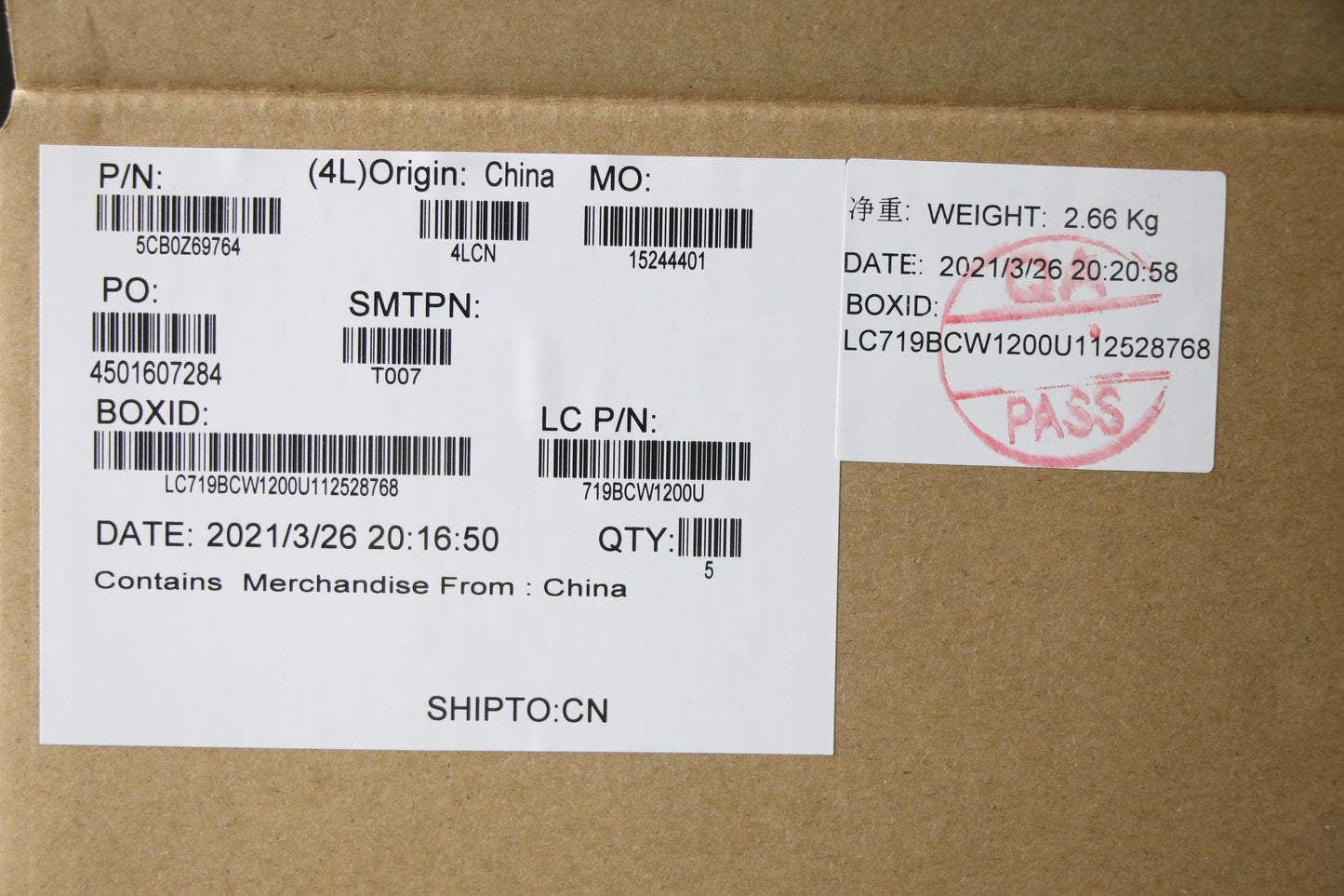Lenovo Cover Upper Case Asm_Bel L 82B - 5CB0Z69764