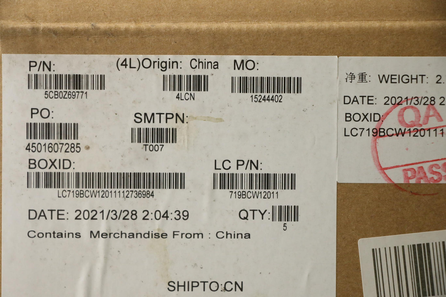 Lenovo Cover Upper Case Asm_La Spa L - 5CB0Z69771