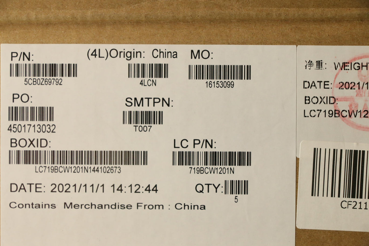 Lenovo Cover Upper Case Asm_Eng L 82B - 5CB0Z69792
