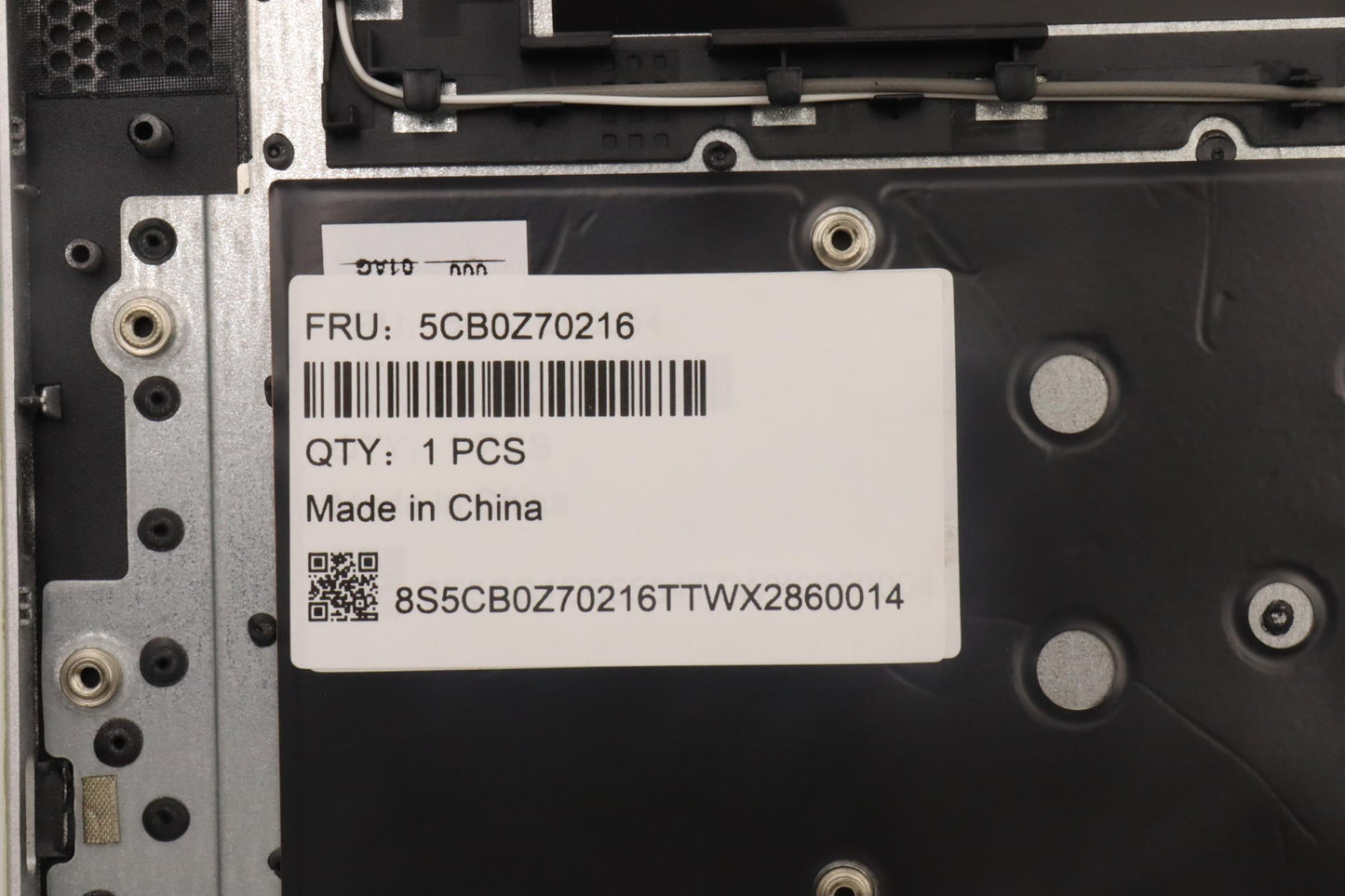 Lenovo Cover Upper Case Asm_Eng Wt 82 - 5CB0Z70216