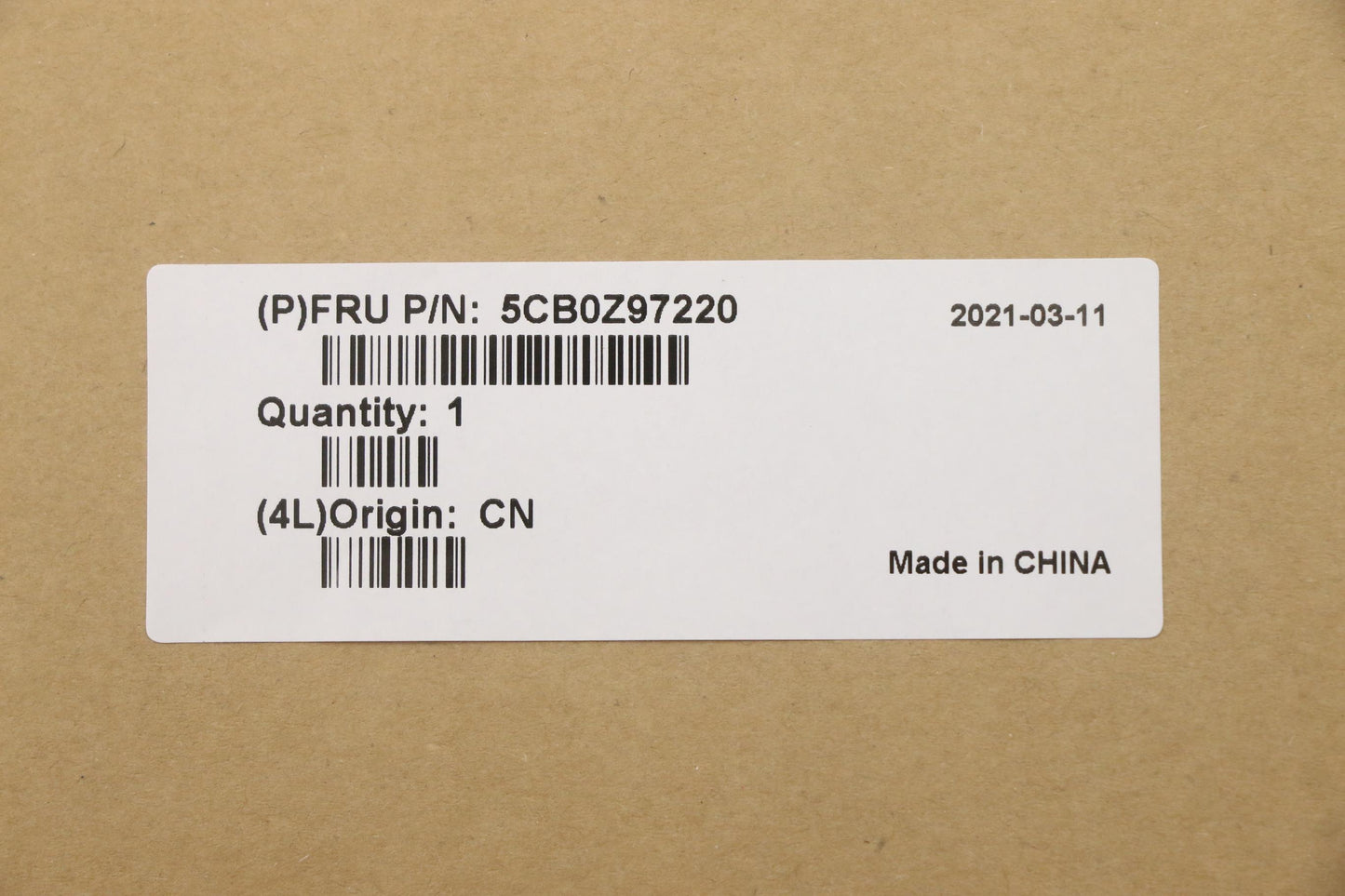 Lenovo Cover Upper Case Asm_La Spa L8 - 5CB0Z97220