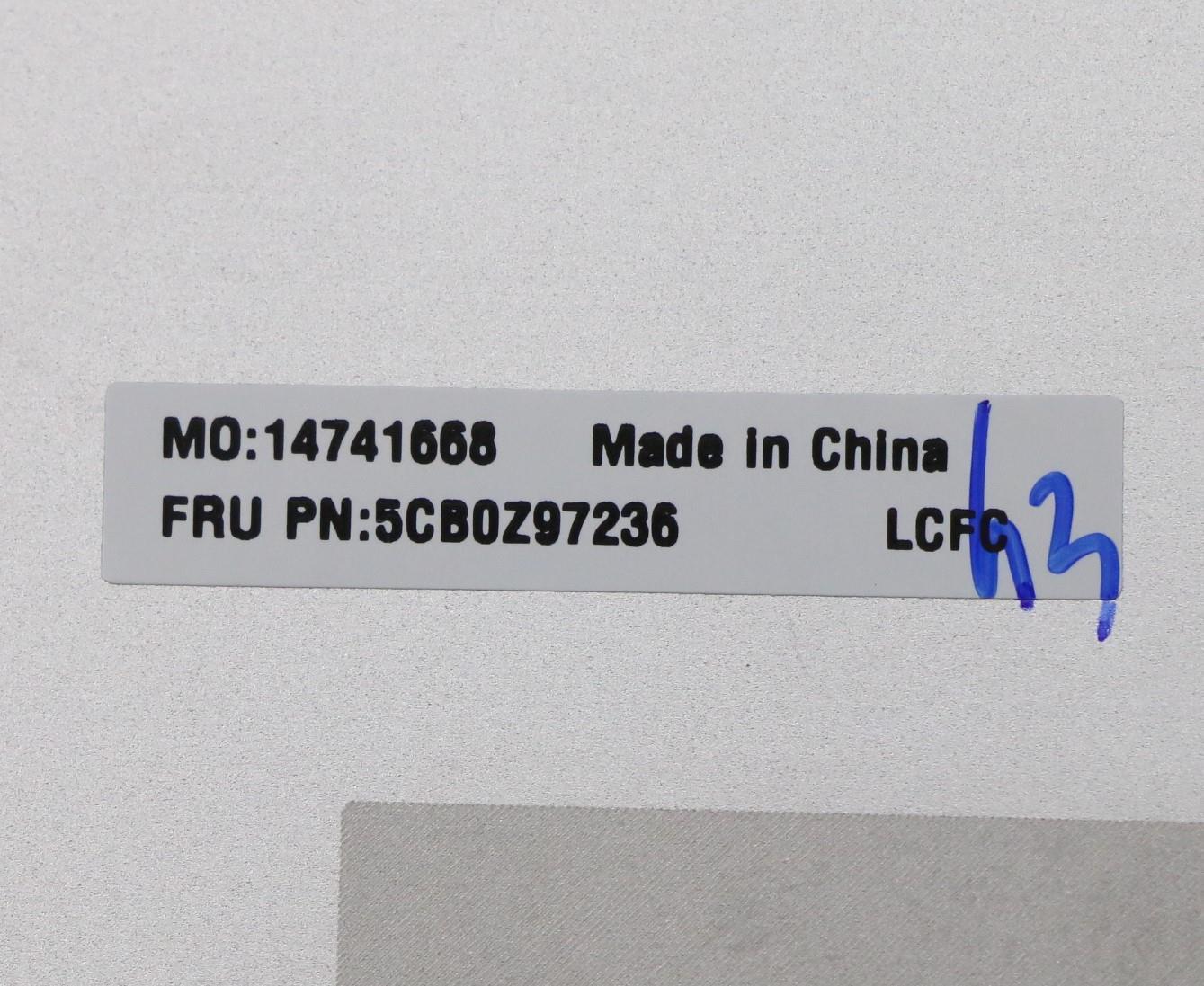 Lenovo Cover Lcd Cover L 82Fx _Gls_Ls - 5CB0Z97236
