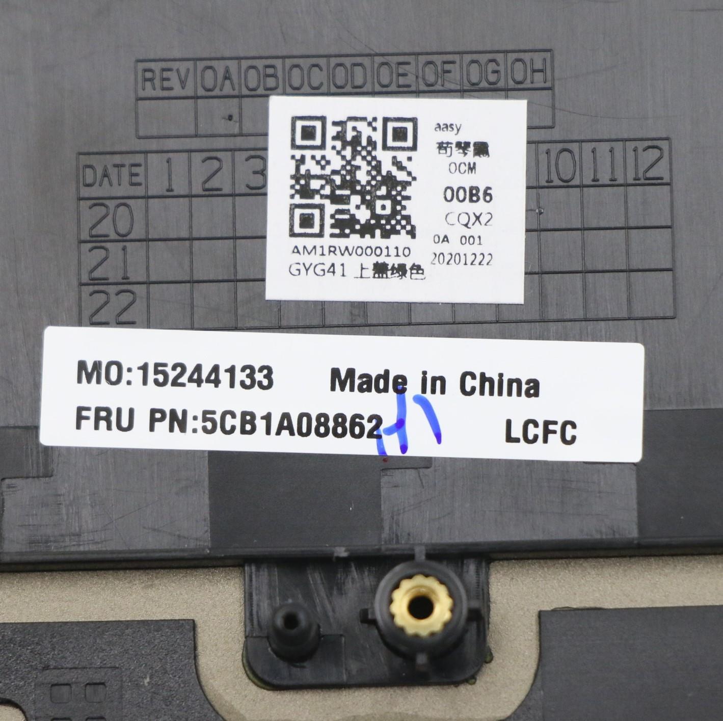 Lenovo Cover Upper Case Asm_Por L82Bh - 5CB1A08862