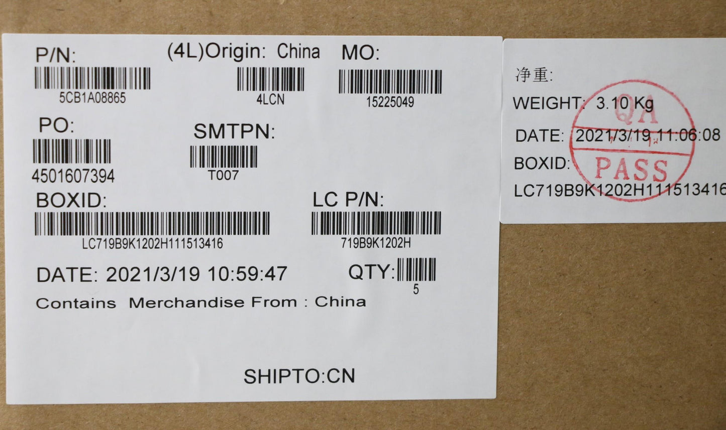 Lenovo Cover Upper Case Asm_Spa L82Bh - 5CB1A08865