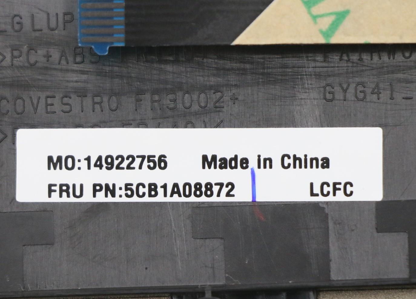 Lenovo Cover Upper Case Asm_Eng L82Bh - 5CB1A08872