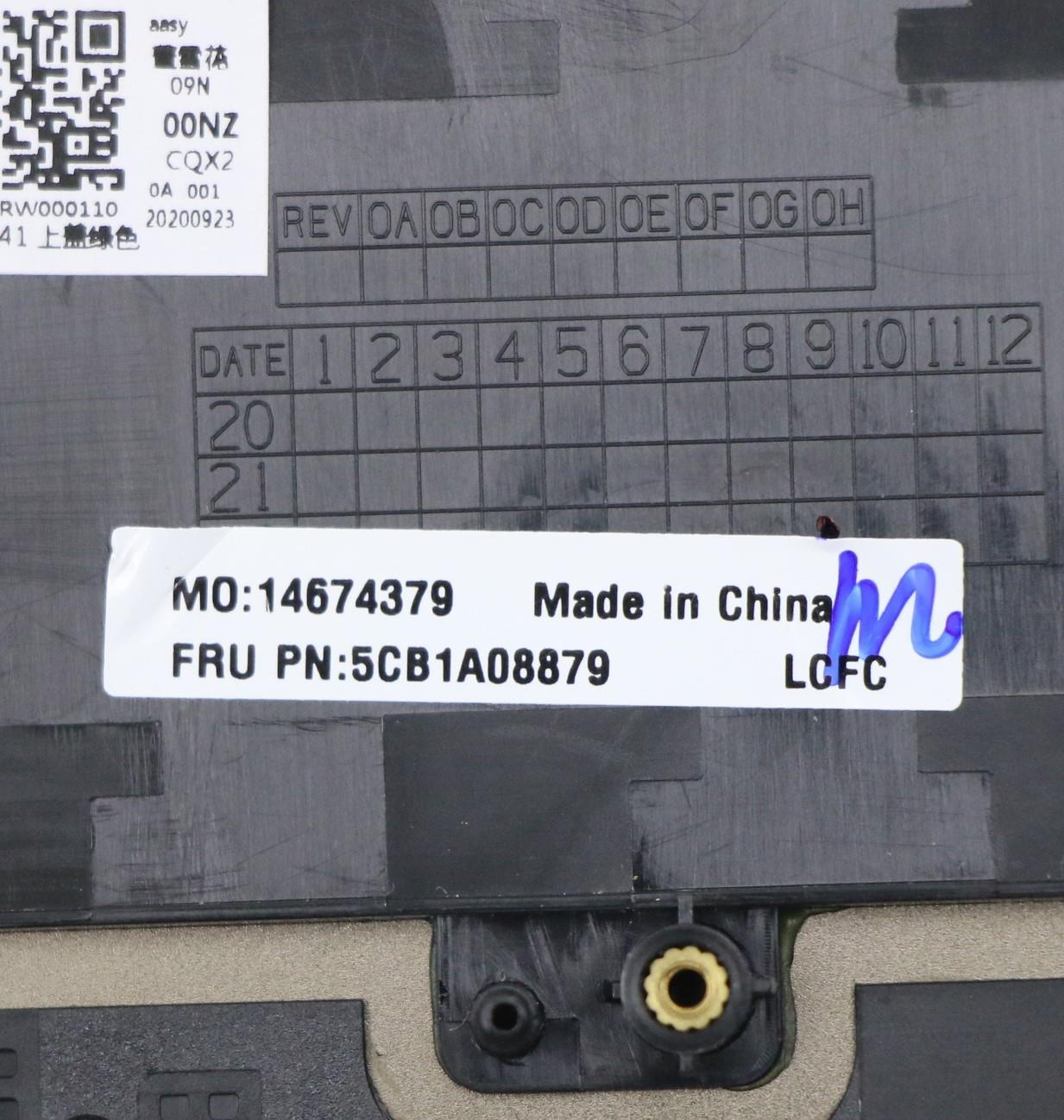 Lenovo C-Cover with Keyboard, USA English, Dark Moss, Backlight - 5CB1A08879