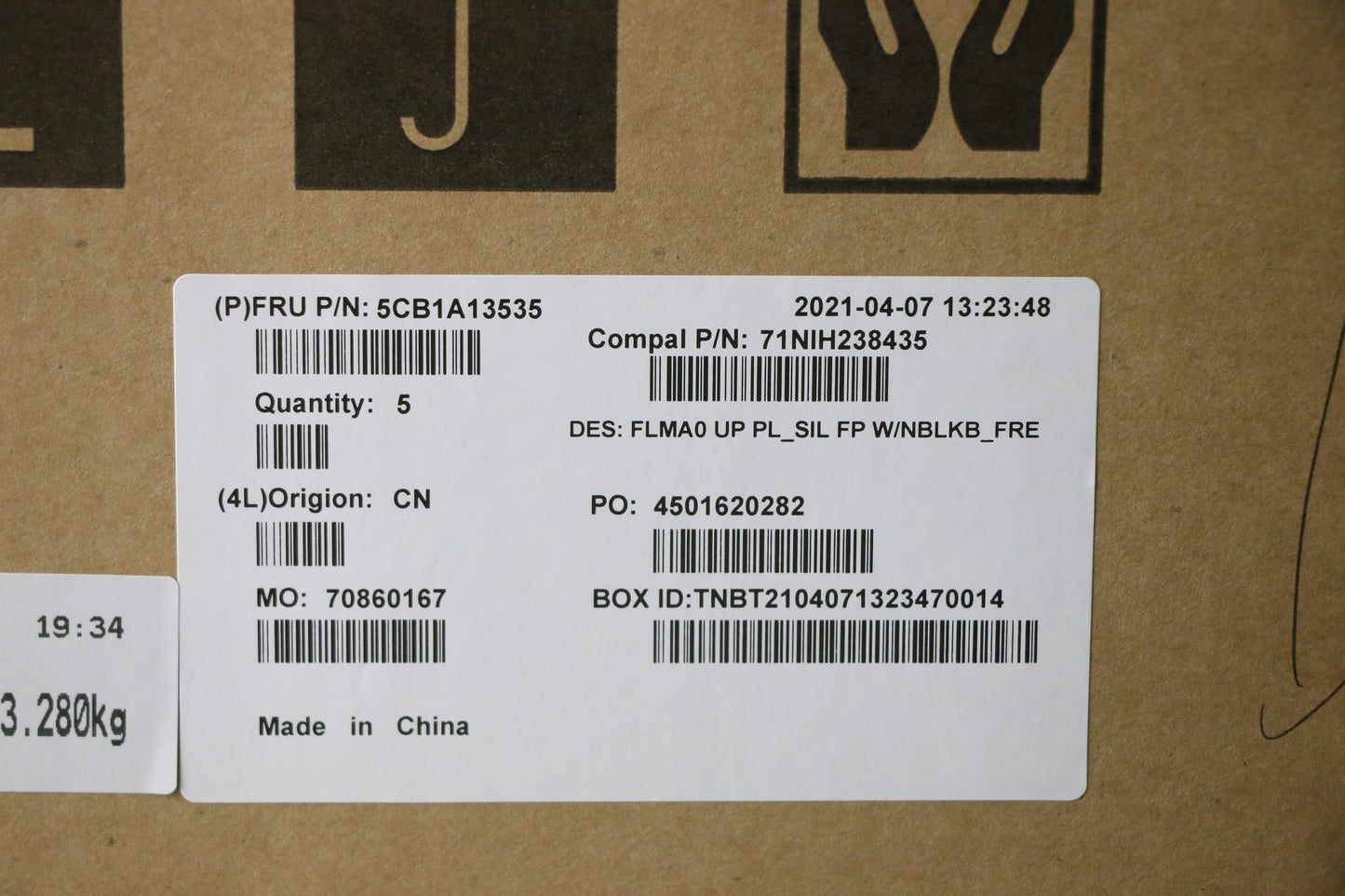 Lenovo Cover Upper C81Ym Pl_Sil Fp Nb - 5CB1A13535