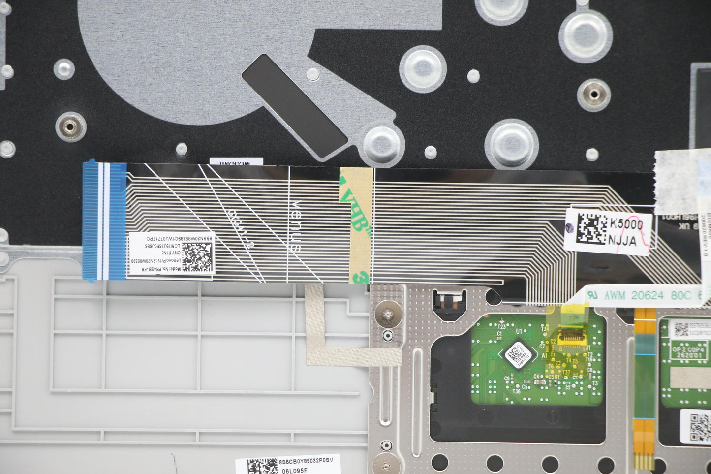 Lenovo Cover Upper C81Ym Pl_Sil Fp Bl - 5CB1A13542