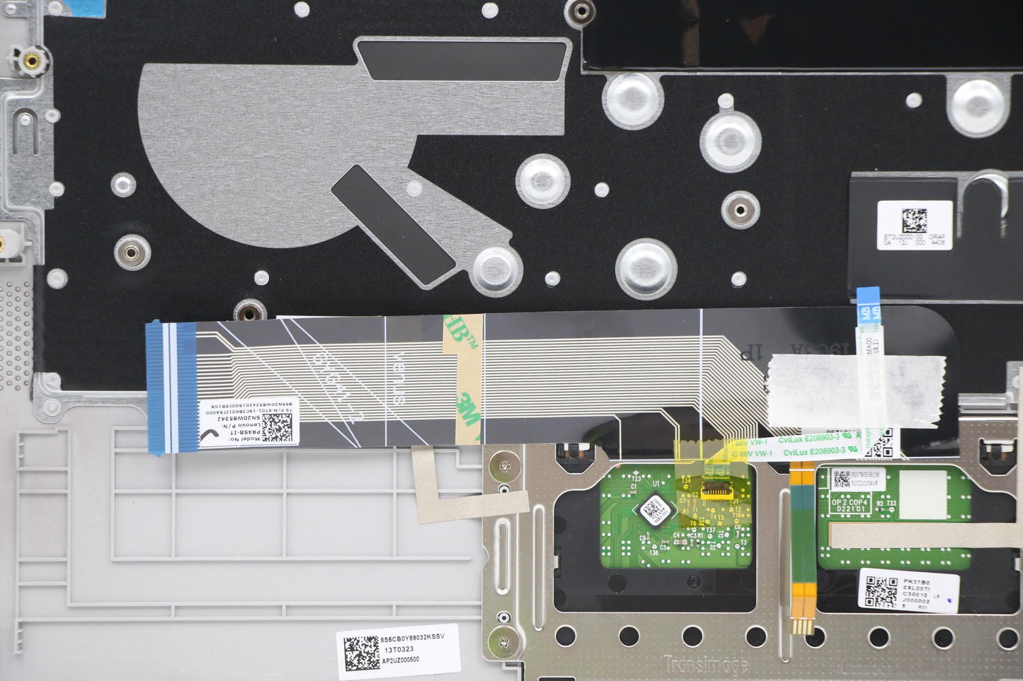 Lenovo Cover Upper C81Ym Pl_Sil Fp Bl - 5CB1A13615