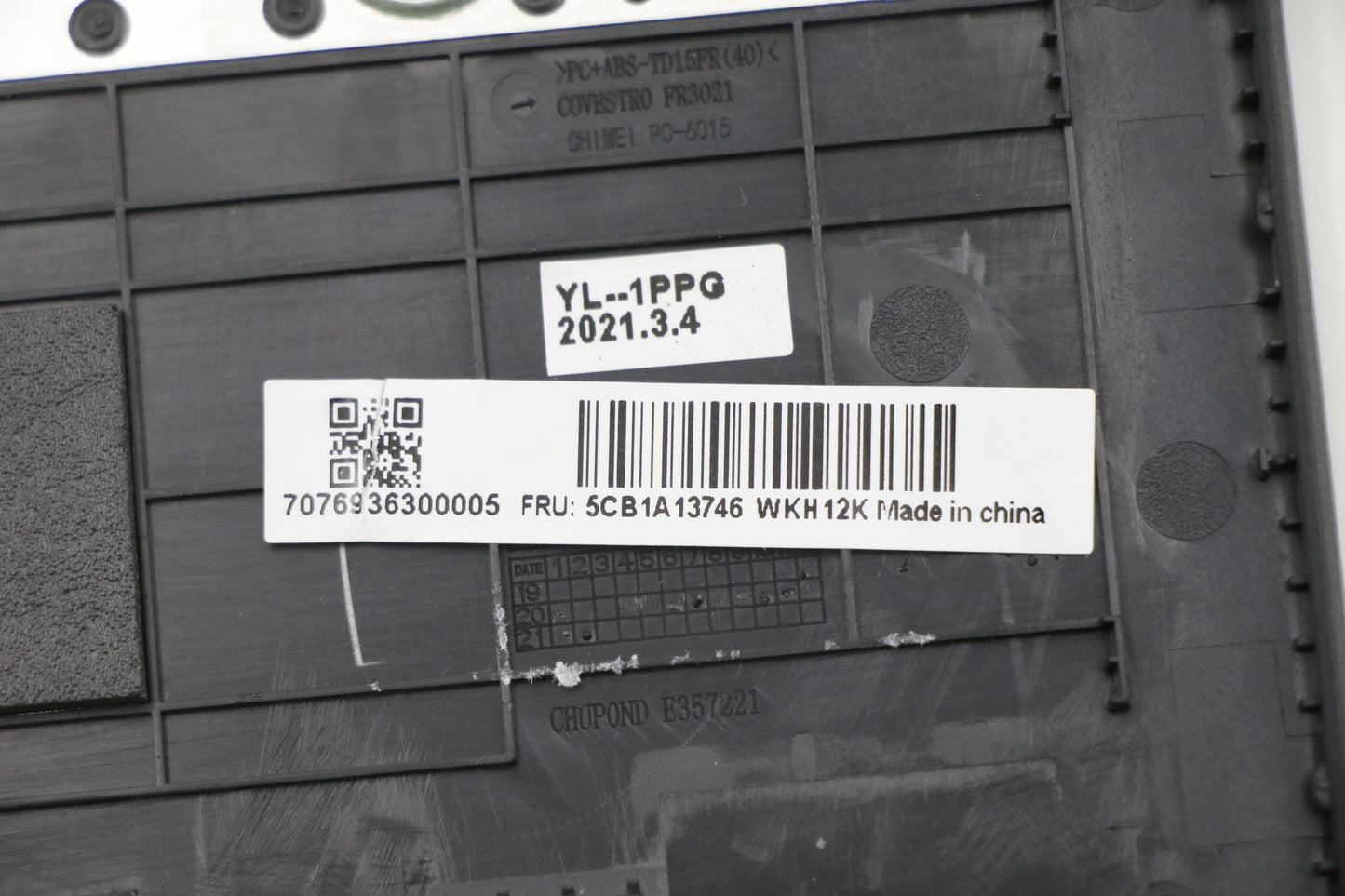 Lenovo Cover Upper C81Ym Pl_Blk Fp Nb - 5CB1A13746