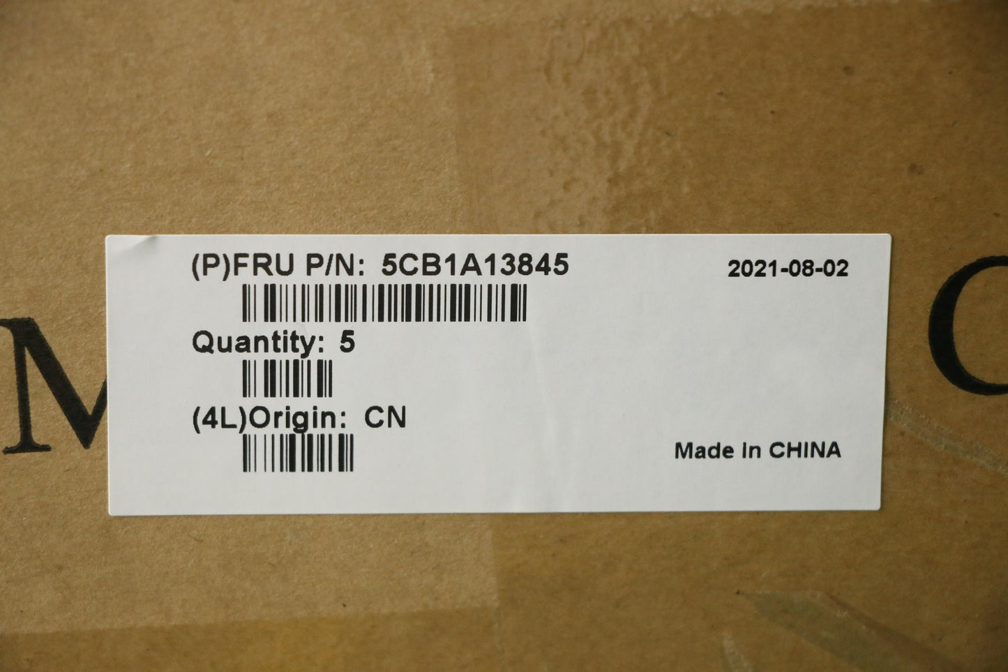 Lenovo Cover Upper C81Ym Pl_Blk Nfp B - 5CB1A13845