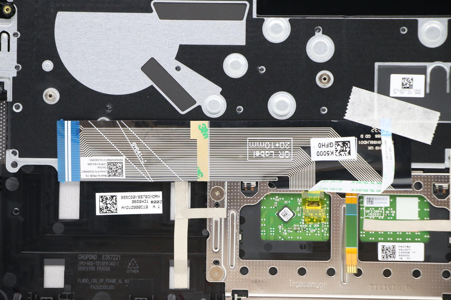 Lenovo Cover Upper C81Ym Al_Blk Fp Bl - 5CB1A14106