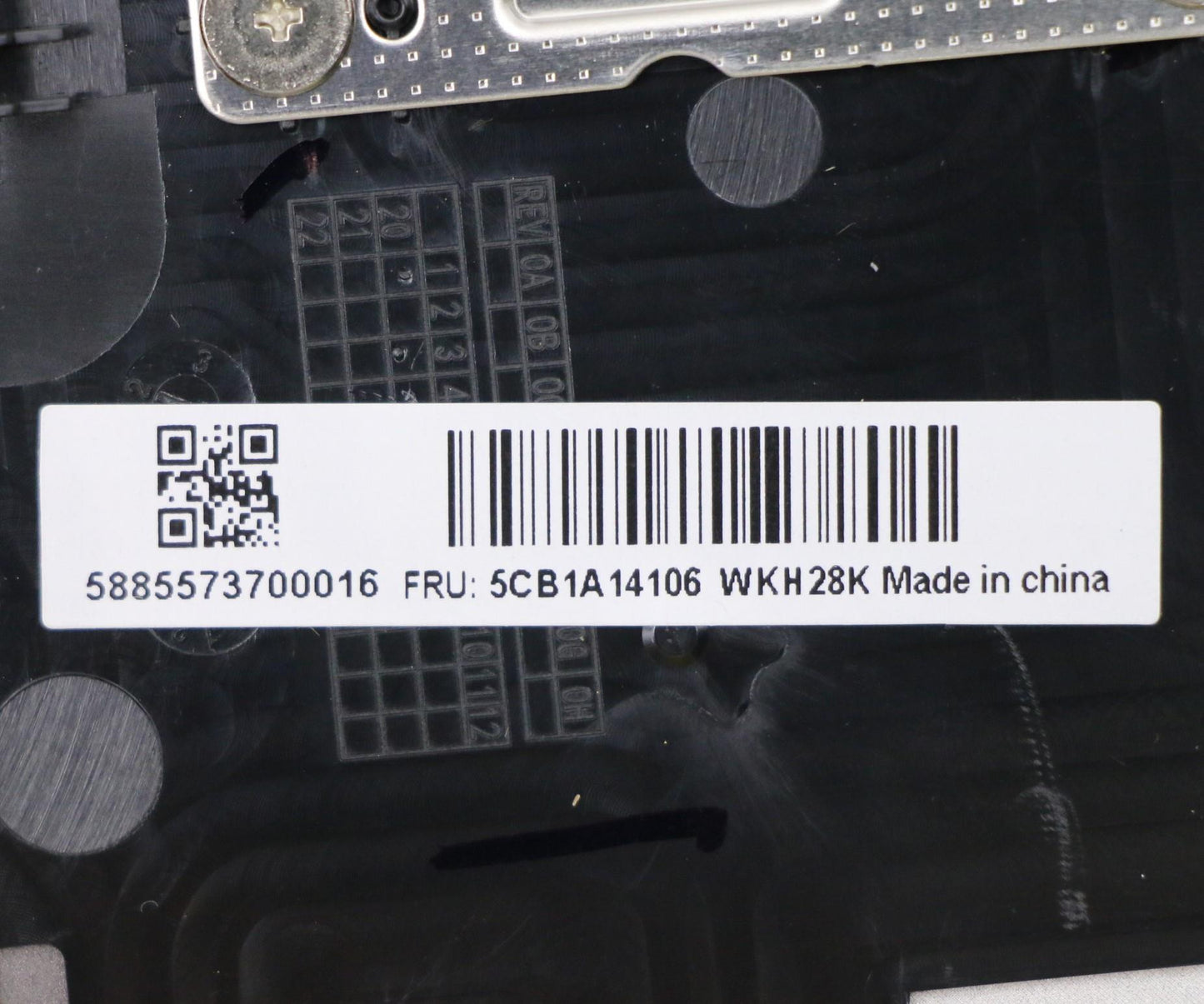 Lenovo Cover Upper C81Ym Al_Blk Fp Bl - 5CB1A14106