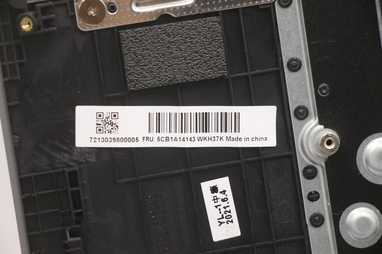 Lenovo Cover Upper C81Ym Pl_Blk Fp Bl - 5CB1A14143