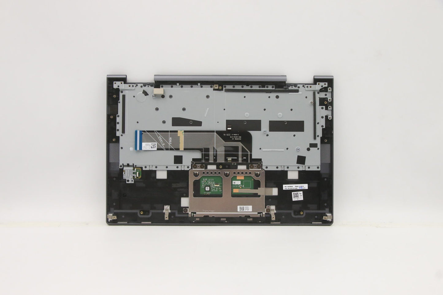 Lenovo C-Cover with Keyboard, Canadian French-English, Slate Grey, Backlight - 5CB1A14283