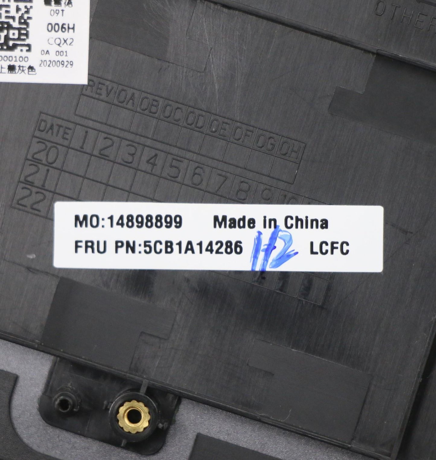 Lenovo Cover Upper Case Asm_Rus L82Bh - 5CB1A14286