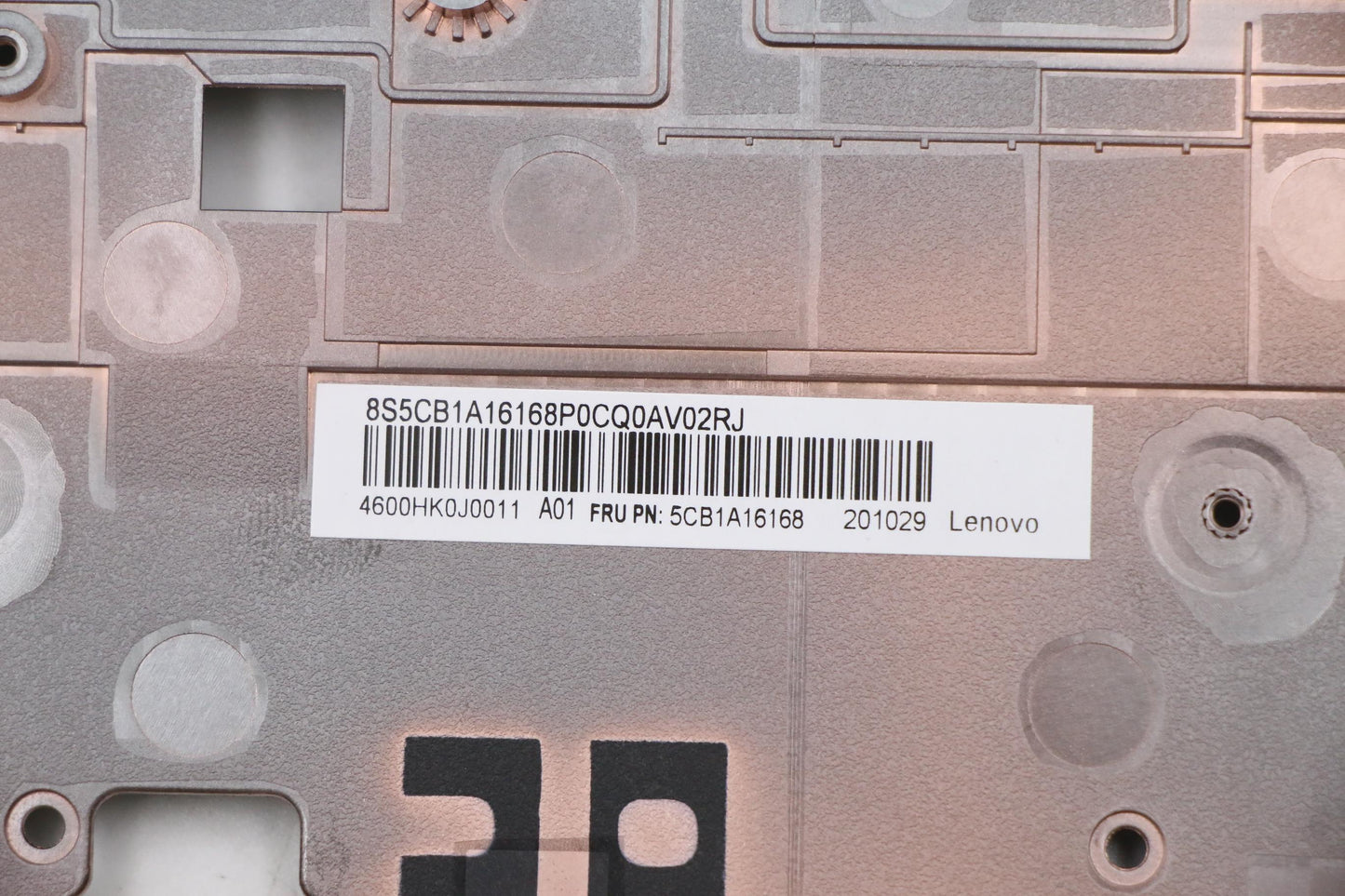 Lenovo Upper Case UCASE, Y-FPR, Non-WFC, Black, Yoga - 5CB1A16168