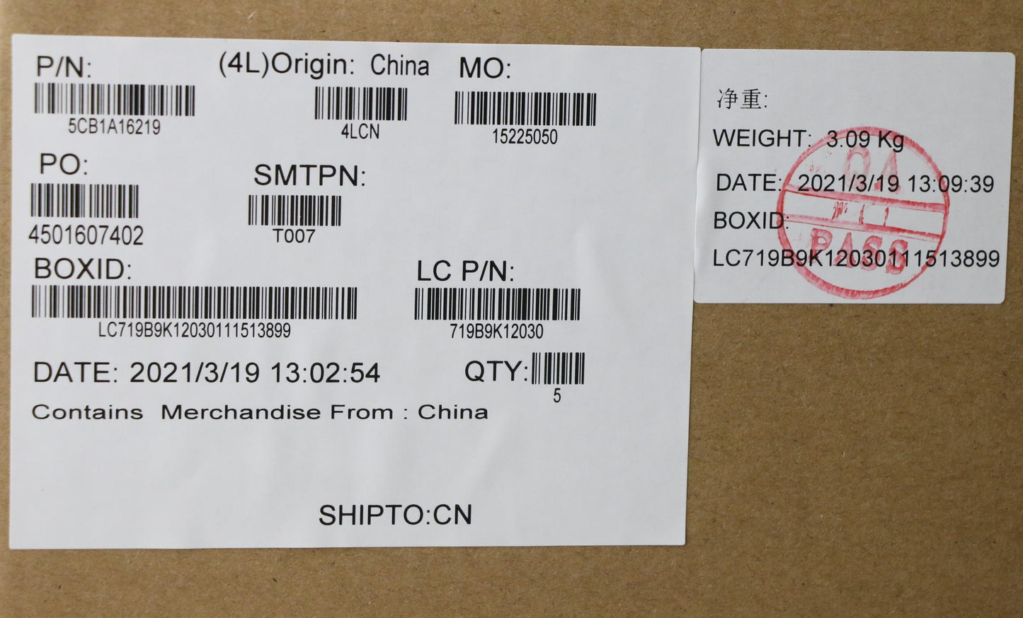 Lenovo Cover Upper Case Asm_Tc L82Bh - 5CB1A16219