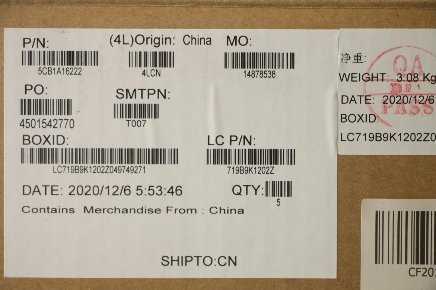 Lenovo Cover Upper Case Asm_Uke L82Bh - 5CB1A16222