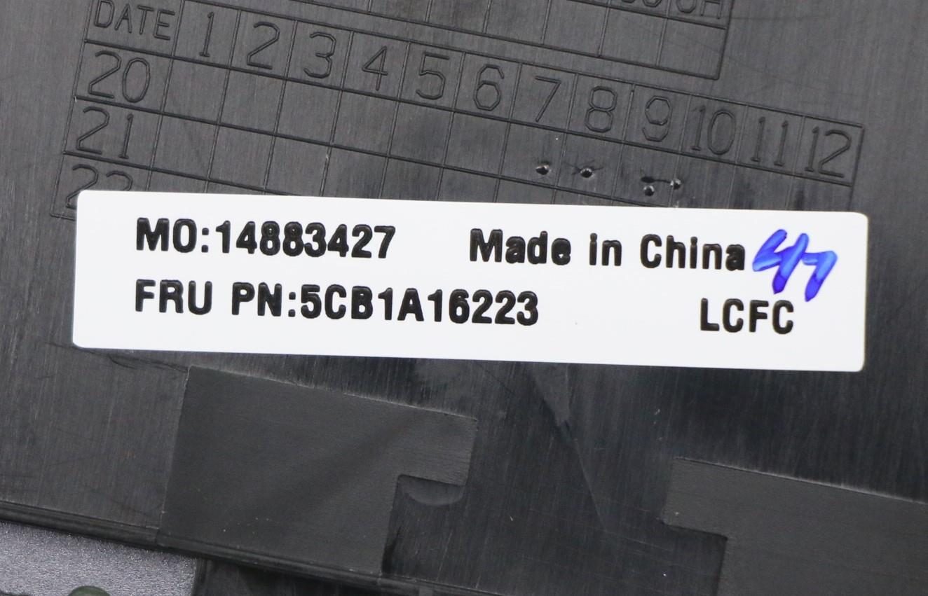Lenovo Cover Uppercaseasm_Euro Eng L8 - 5CB1A16223