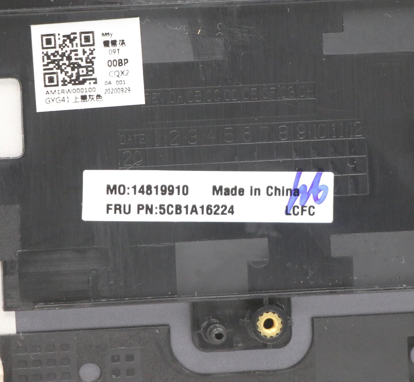 Lenovo C-Cover with Keyboard USA English Slate Grey - 5CB1A16224