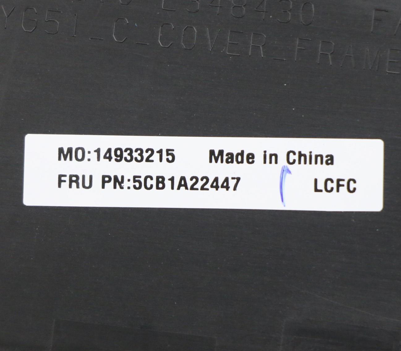 Lenovo Cover Upper Case Asm_Rus L82Bj - 5CB1A22447
