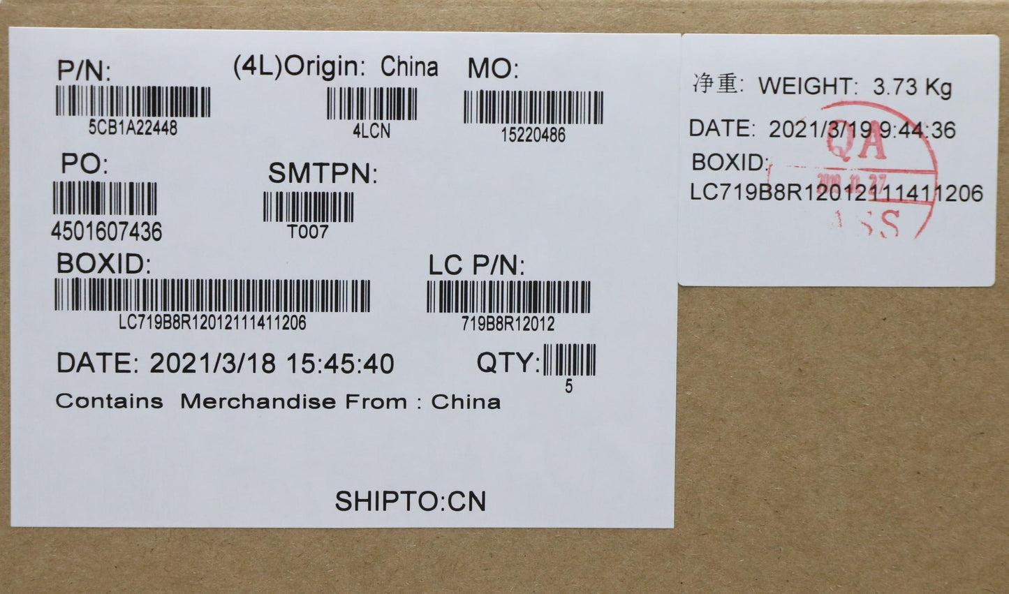 Lenovo Cover Upper Case Asm_Slv L82Bj - 5CB1A22448