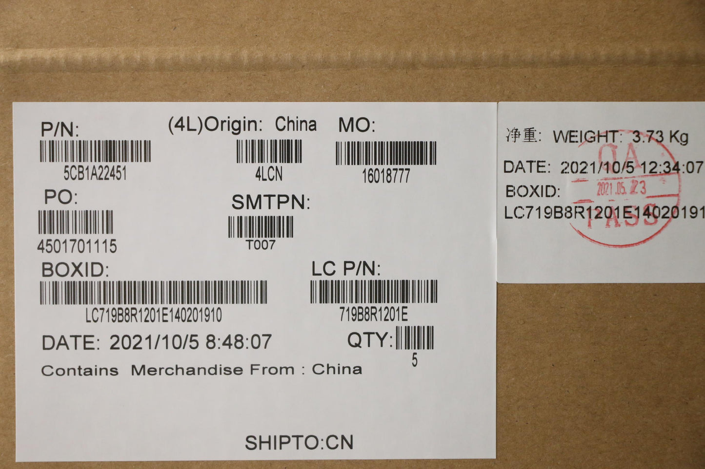 Lenovo Cover Upper Case Asm_Tc L82Bj - 5CB1A22451