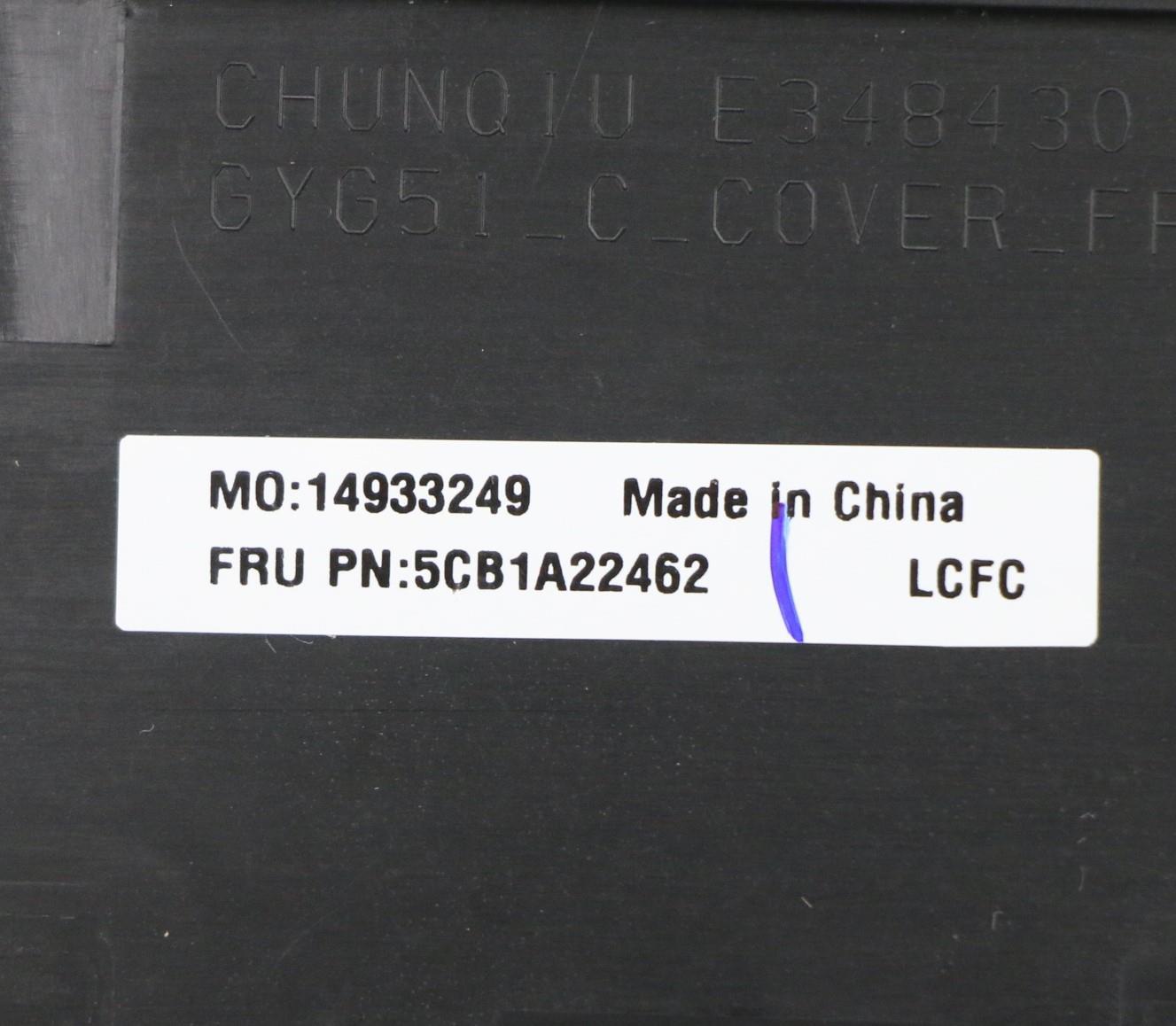 Lenovo Cover Upper Case Asm_Eng L82Bj - 5CB1A22462