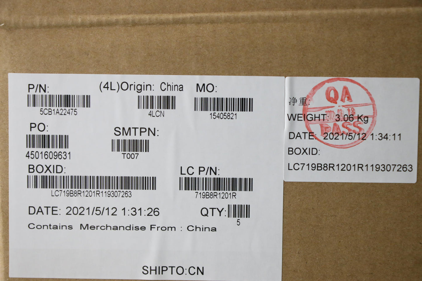 Lenovo Cover Upper Case Asm_La Spal82 - 5CB1A22475