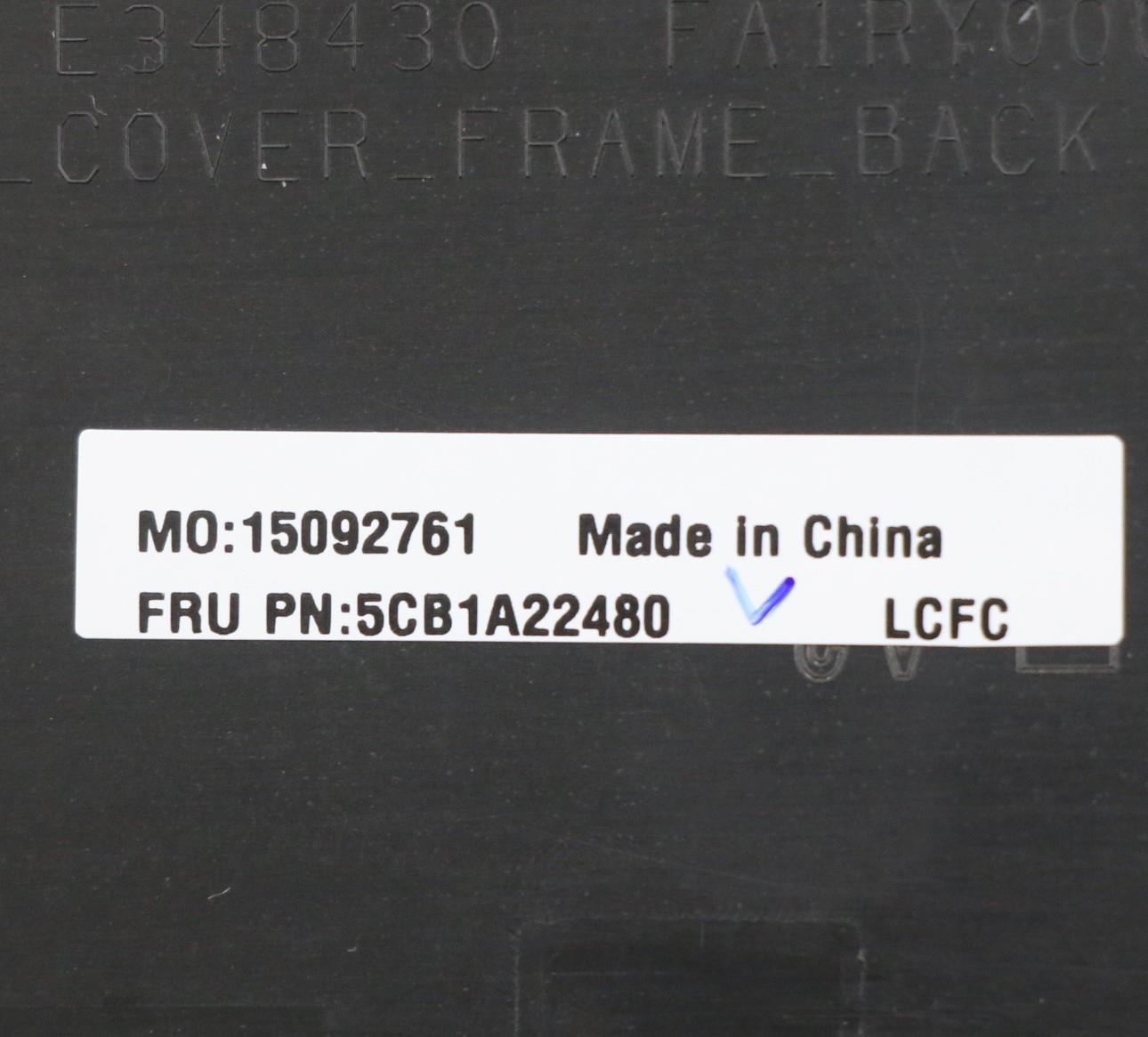 Lenovo Cover Upper Case Asm_Spa L82Bj - 5CB1A22480