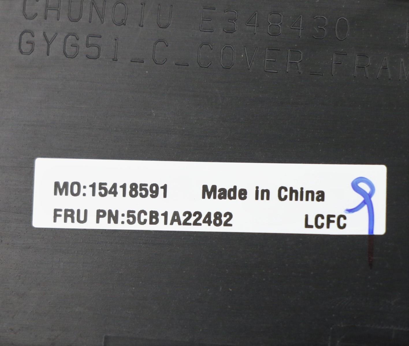 Lenovo Cover Upper Case Asm_Tc L82Bj - 5CB1A22482