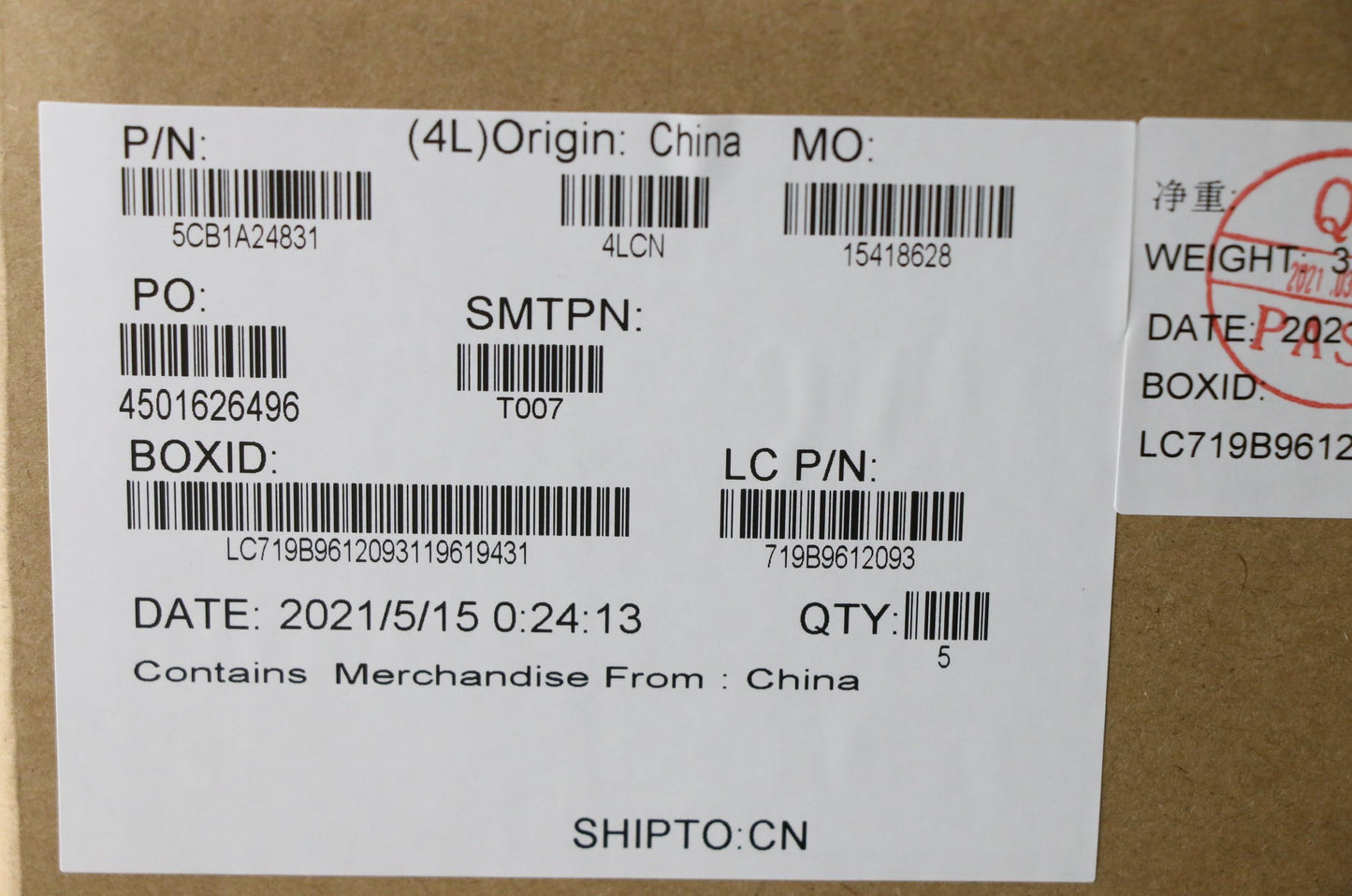 Lenovo Cover Upper Case Asm_Gerl81Yqb - 5CB1A24831