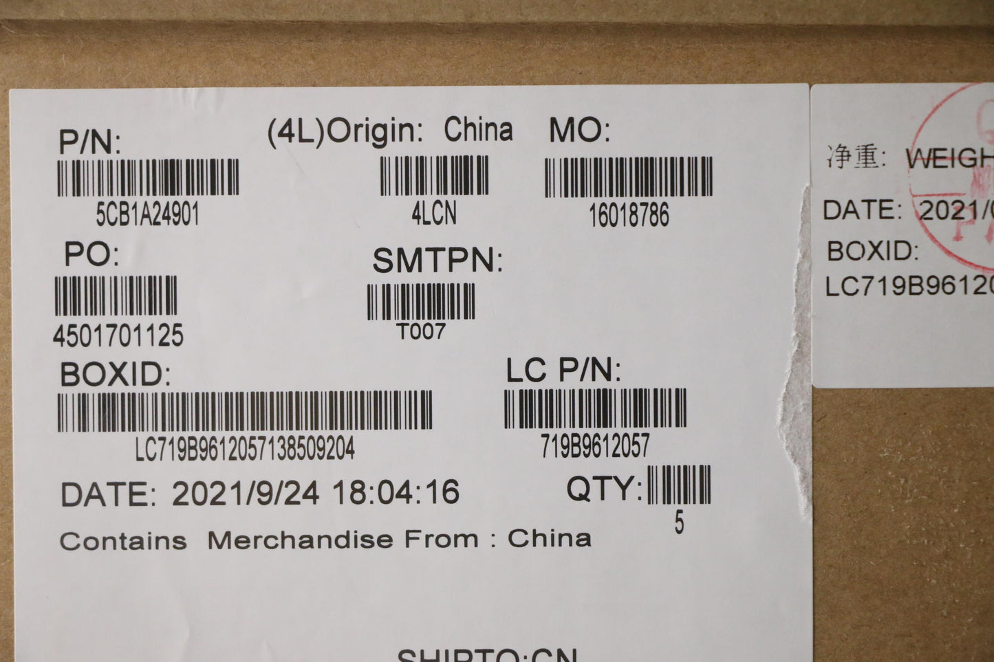 Lenovo Cover Upper Case Asm_Ital81Yqb - 5CB1A24901