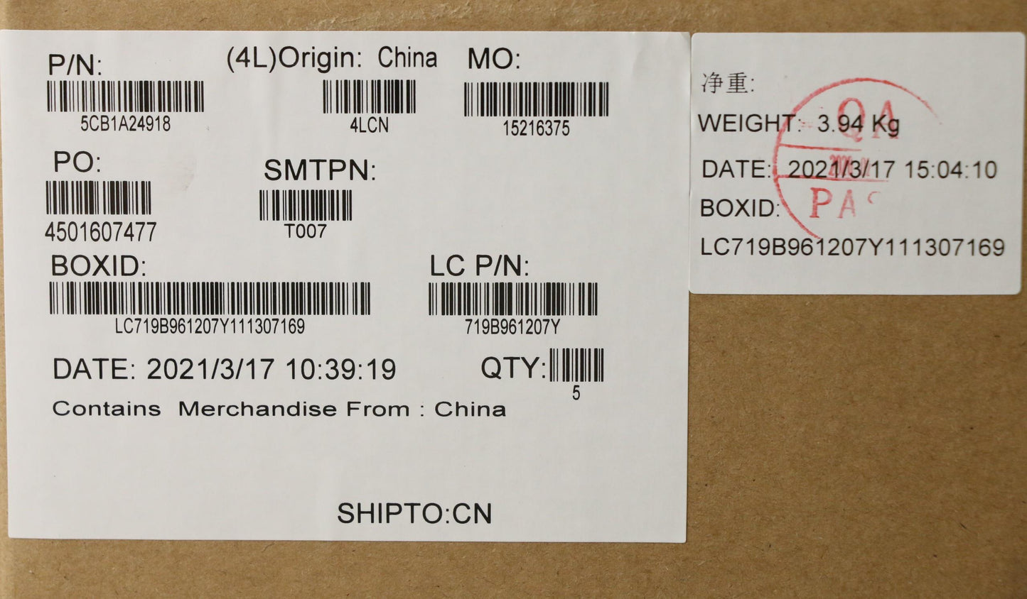 Lenovo Cover Upper Case Asm_Bell81Yqb - 5CB1A24918