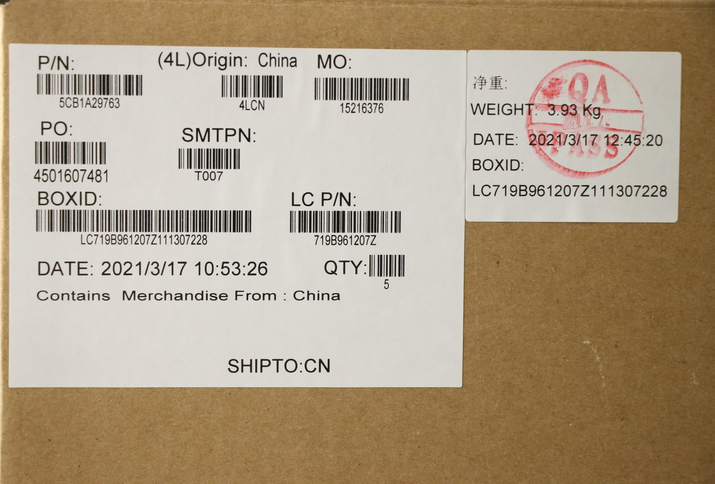 Lenovo Cover Upper Case Asm_Porl81Yqb - 5CB1A29763