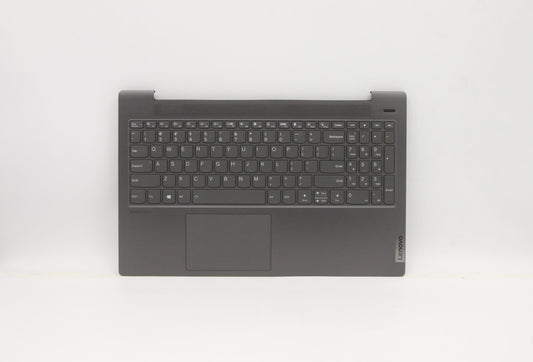 Lenovo C-Cover with USA English Keyboard, Platinum Grey, Backlit, Fingerprint Reader - 5CB1A29942