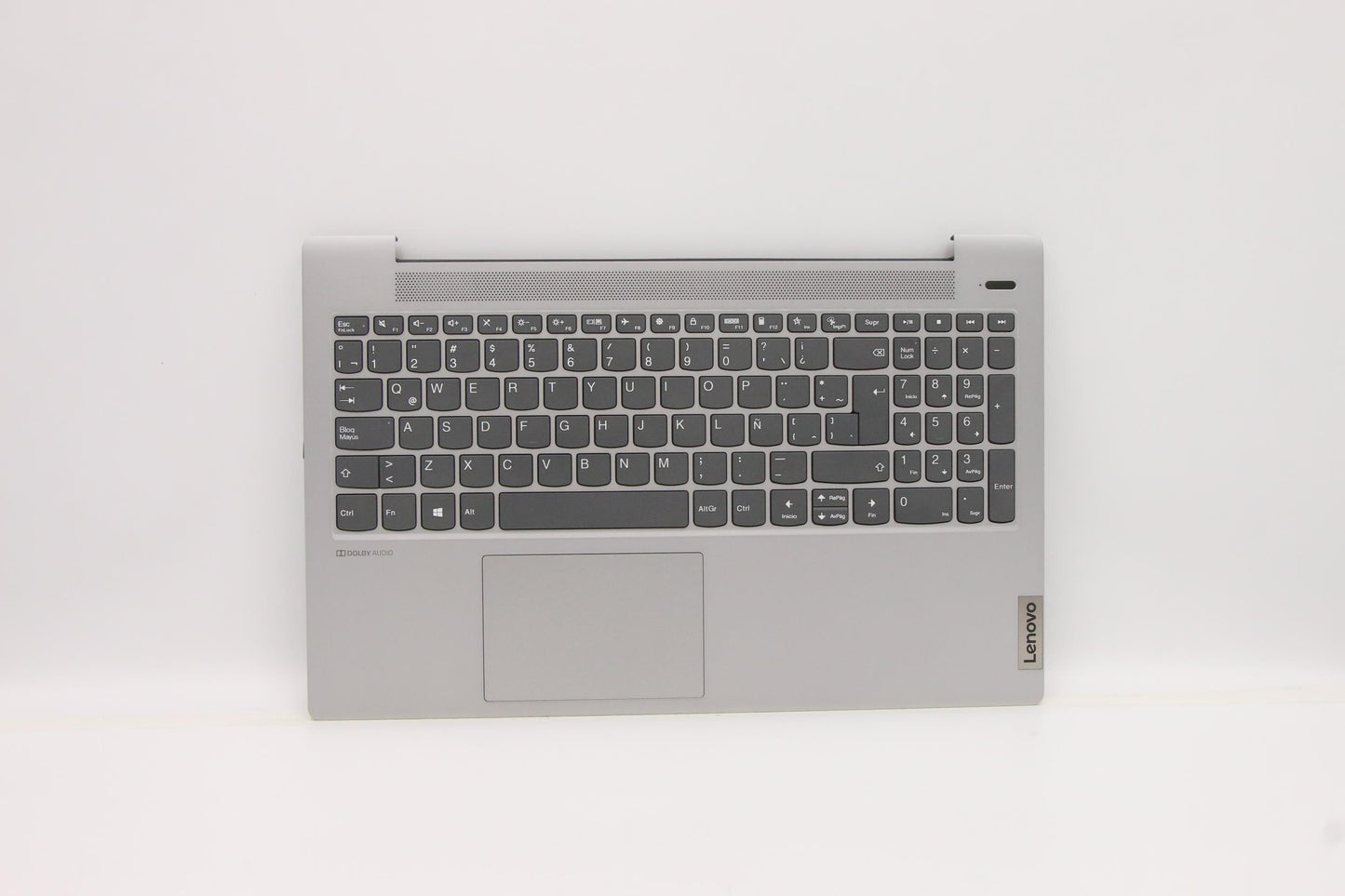 Lenovo Spanish LA Keyboard with Platinum Grey C-Cover, Non-Backlight - 5CB1A98977