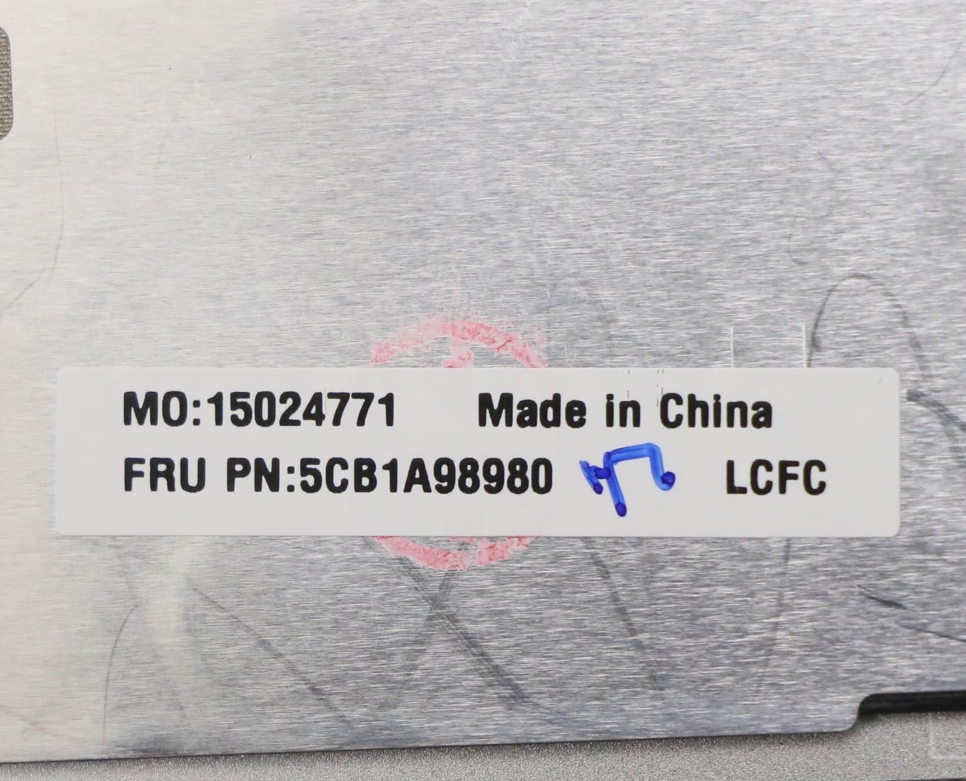 Lenovo Cover Upper Case Asm_Rusl81Yqn - 5CB1A98980