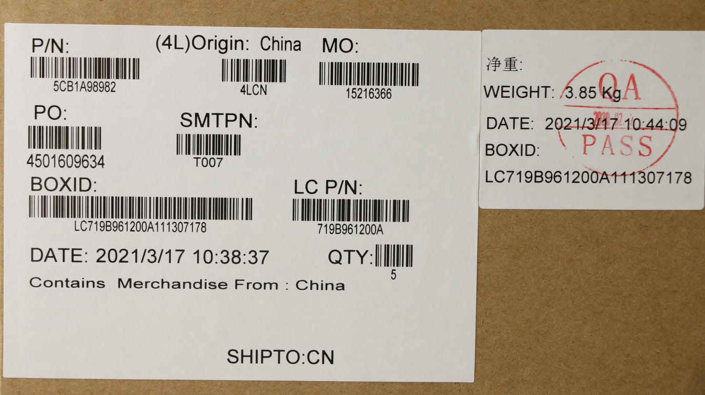 Lenovo Cover Upper Case Asm_Spal81Yqn - 5CB1A98982