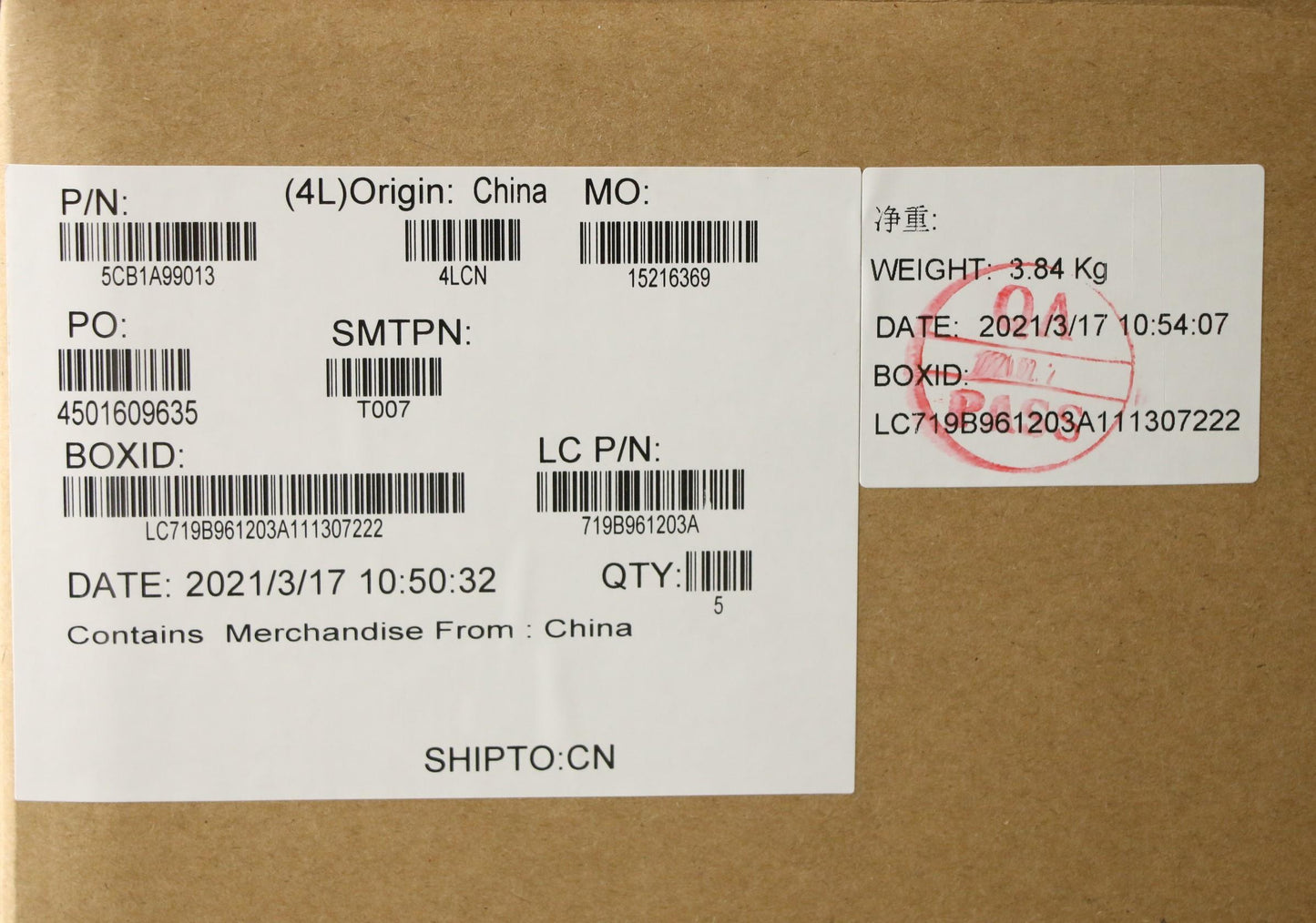 Lenovo Cover Upper Case Asm_Spal81Yqn - 5CB1A99013