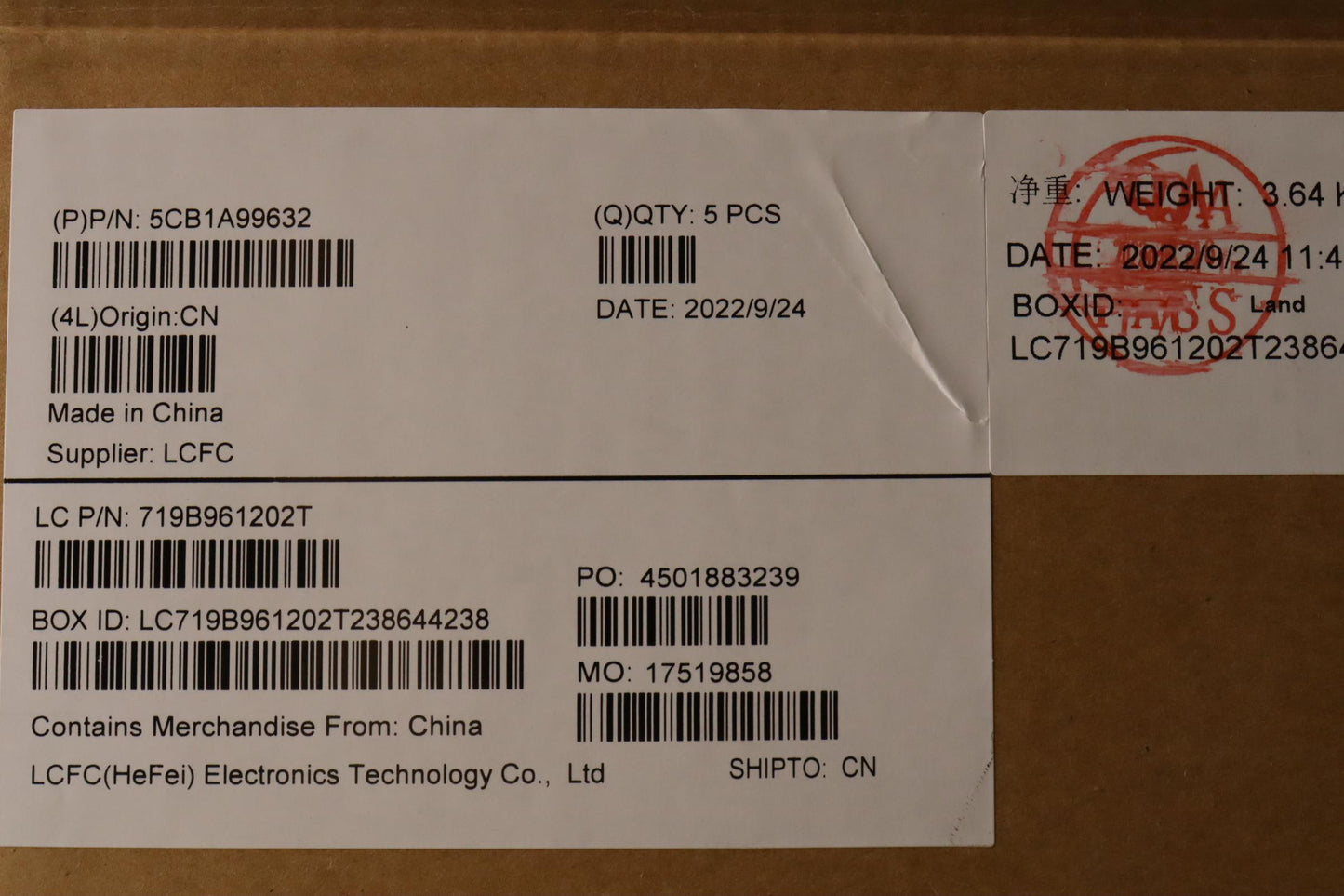 Lenovo Cover Upper Case Asm_Swsl81Yqn - 5CB1A99632