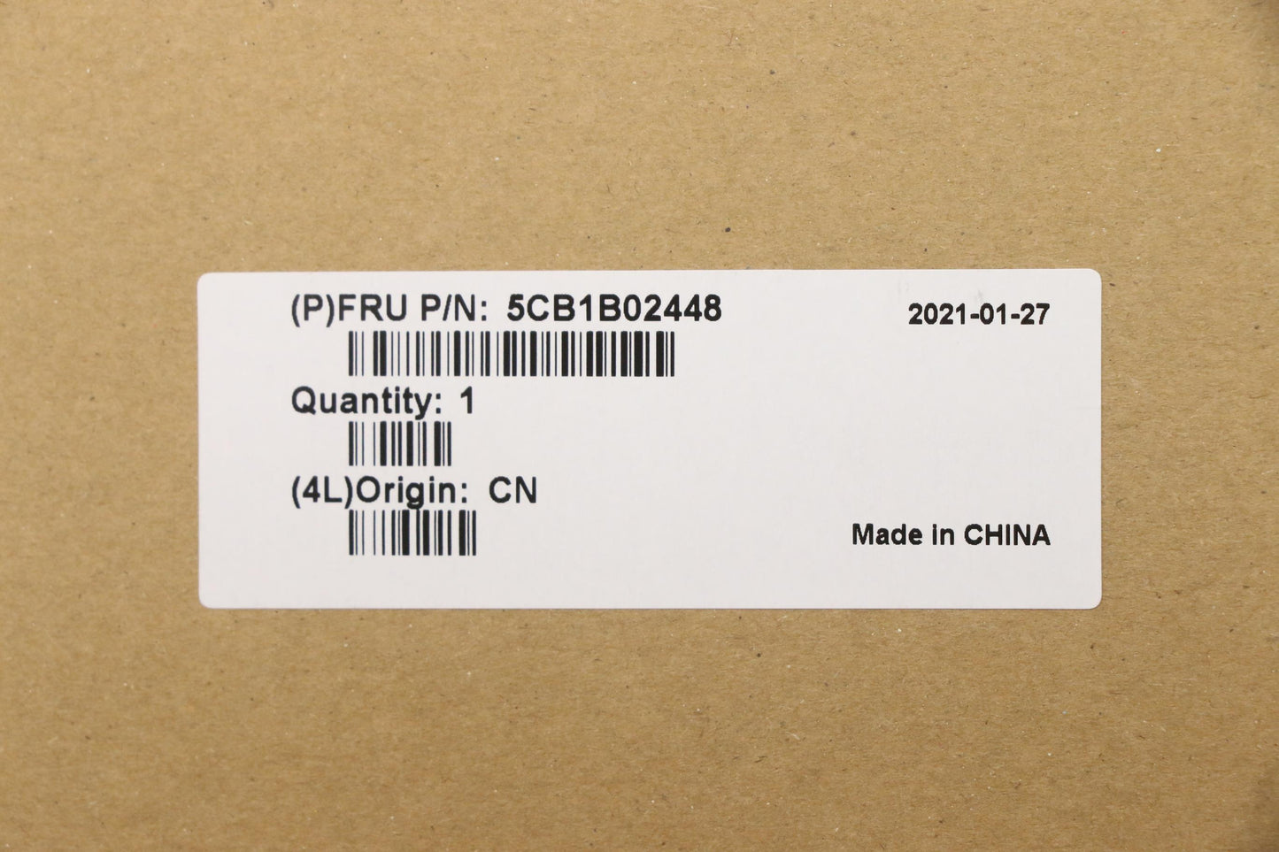 Lenovo Cover Upper Case Asm_Fra/Eng W - 5CB1B02448