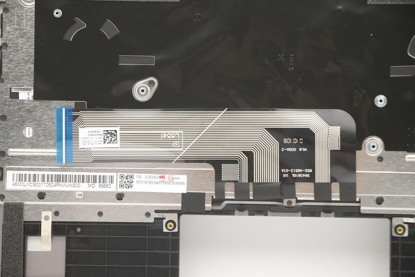 Lenovo Cover Upper Case Asm_Fra/Eng W - 5CB1B02448
