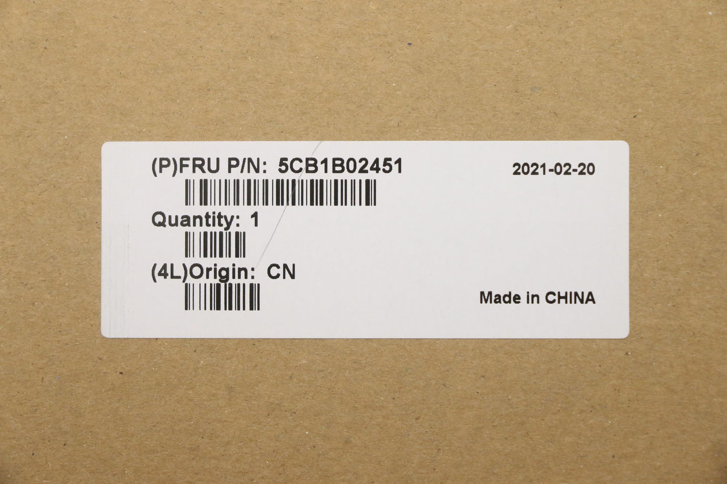 Lenovo Cover Upper Case Asm_Bul W 20V - 5CB1B02451