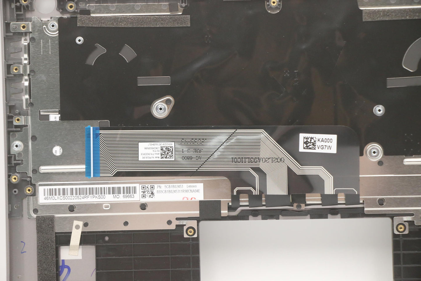 Lenovo Cover Upper Case Asm_Gre W 20V - 5CB1B02453